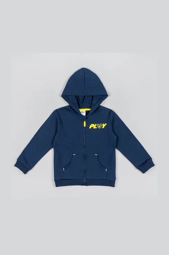 mornarsko modra Otroški bombažen pulover zippy Fantovski