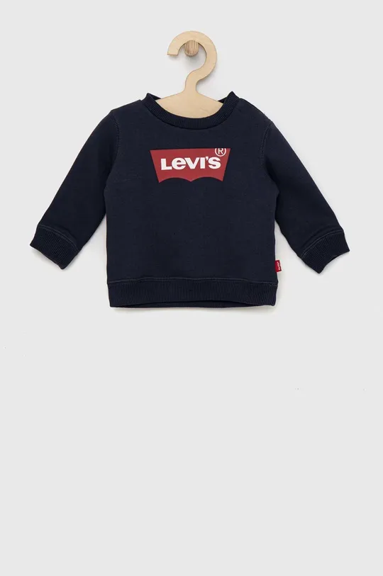 granatowy Levi's bluza bawełniana dziecięca Chłopięcy