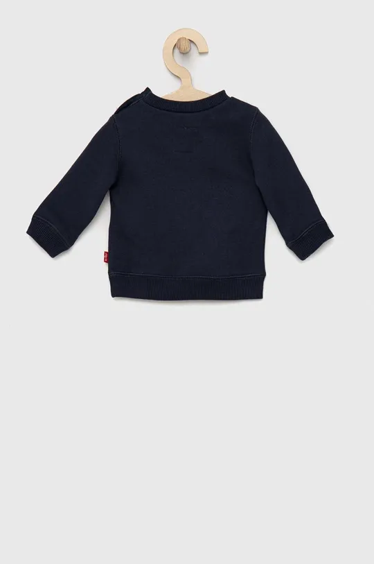 Παιδική βαμβακερή μπλούζα Levi's σκούρο μπλε