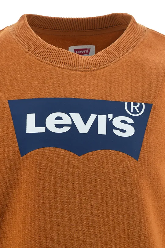 Παιδική μπλούζα Levi's καφέ