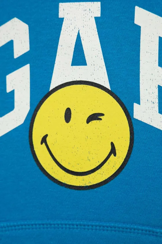 Dječja dukserica GAP x smiley world  77% Pamuk, 23% Poliester