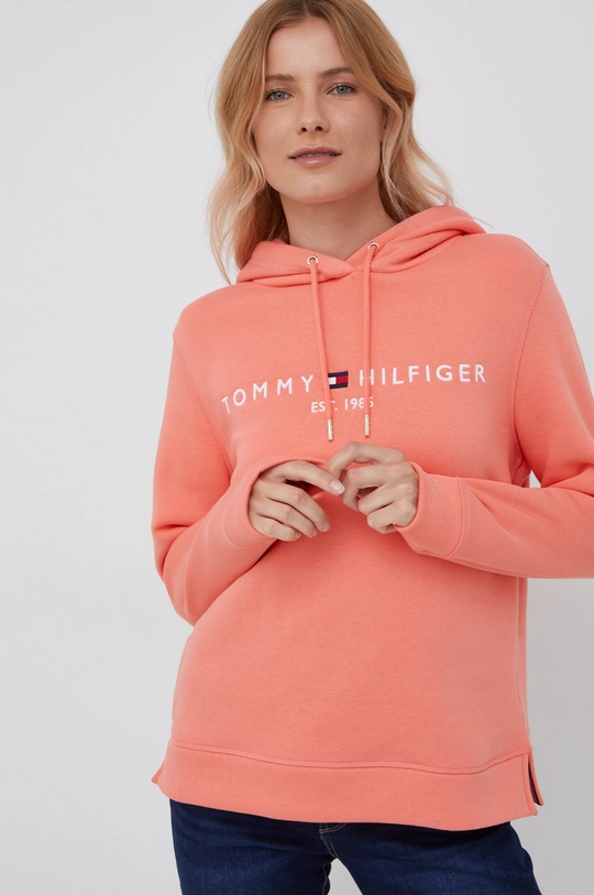 Tommy Hilfiger bluza pomarańczowy