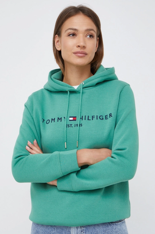 zielony Tommy Hilfiger bluza