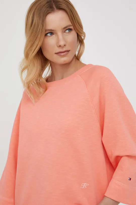 πορτοκαλί Βαμβακερή μπλούζα Tommy Hilfiger Γυναικεία