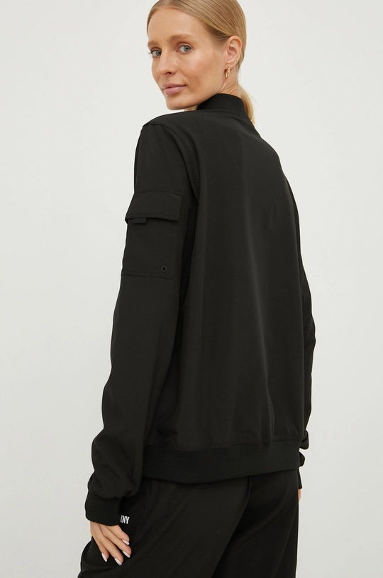 Dkny kurtka bomber Materiał zasadniczy: 90 % Poliester, 10 % Elastan, Ściągacz: 98 % Poliester, 2 % Elastan