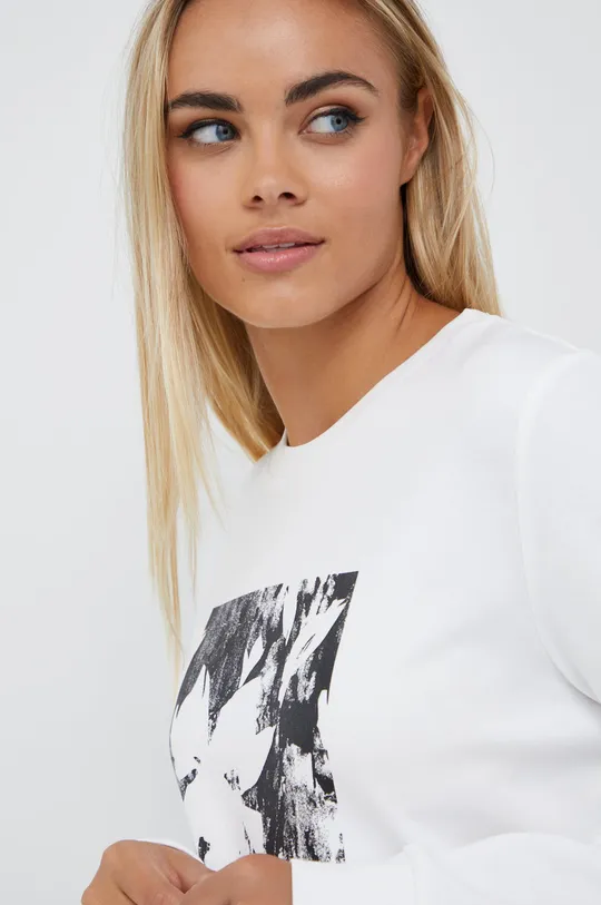 biały Calvin Klein bluza