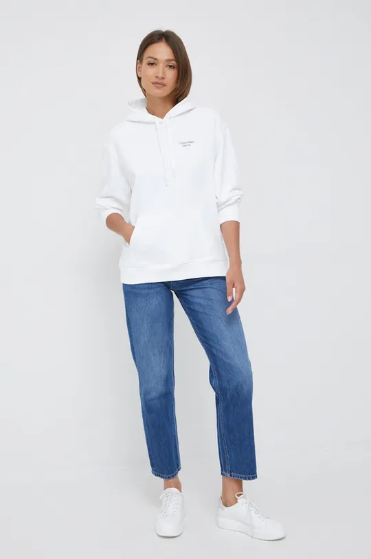 Calvin Klein Jeans bluza bawełniana J20J219933.9BYY biały