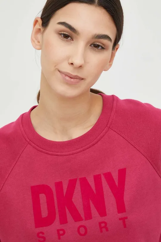 ροζ Μπλούζα DKNY