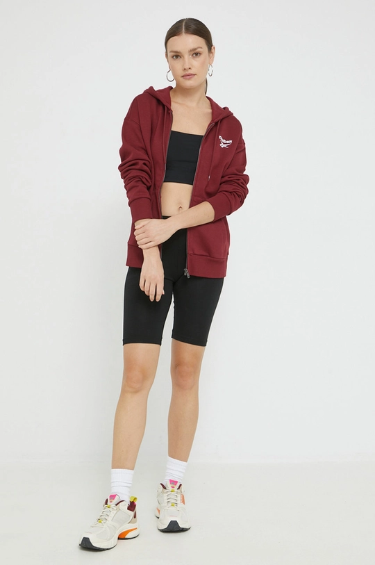 Bluza Reebok bordo