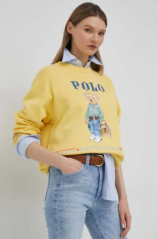 κίτρινο Μπλούζα Polo Ralph Lauren Γυναικεία