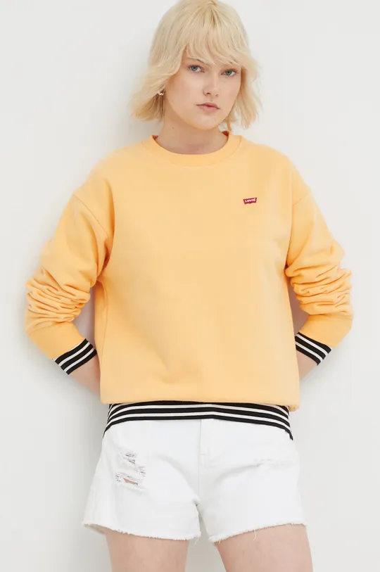 orange Levi's cotton sweatshirt Women’s