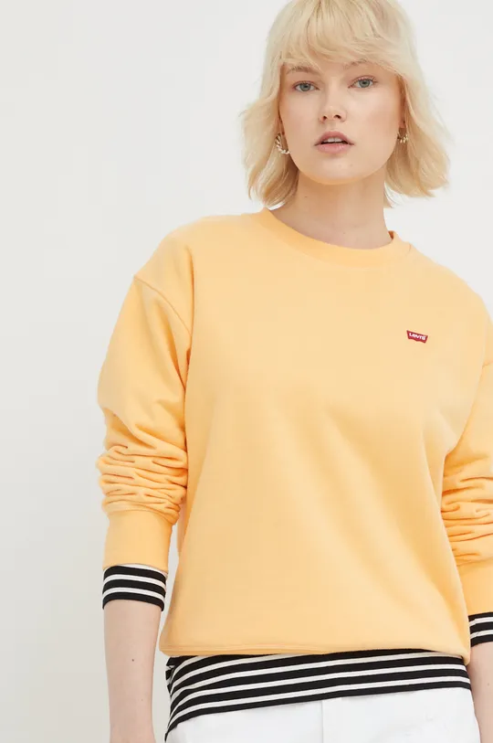 orange Levi's cotton sweatshirt