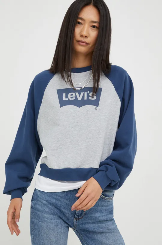 γκρί Βαμβακερή μπλούζα Levi's Γυναικεία