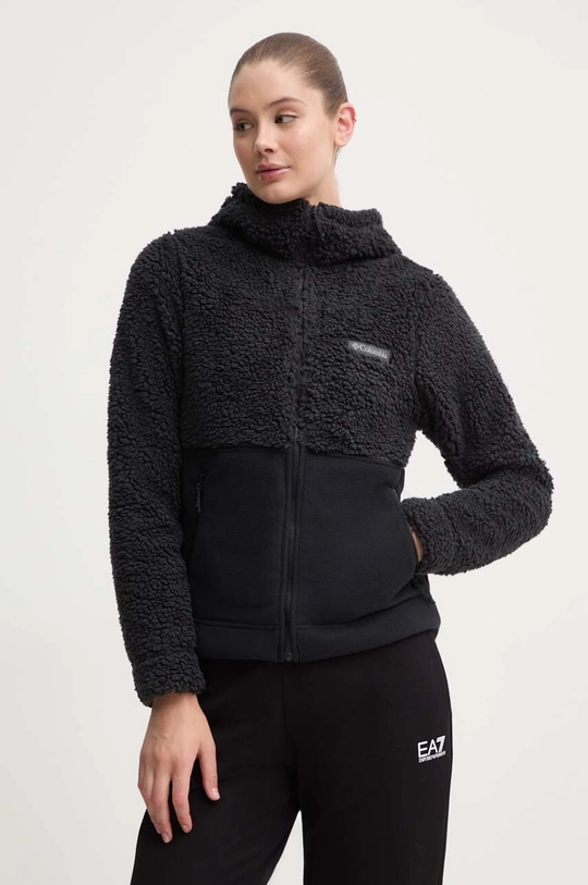 black Columbia sports sweatshirt Winter Pass Sherpa Hoode