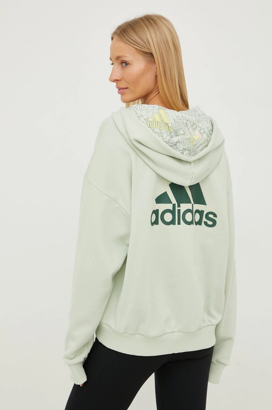 zöld adidas pamut melegítőfelső