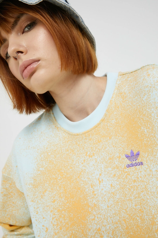 барвистий Бавовняна кофта adidas Originals