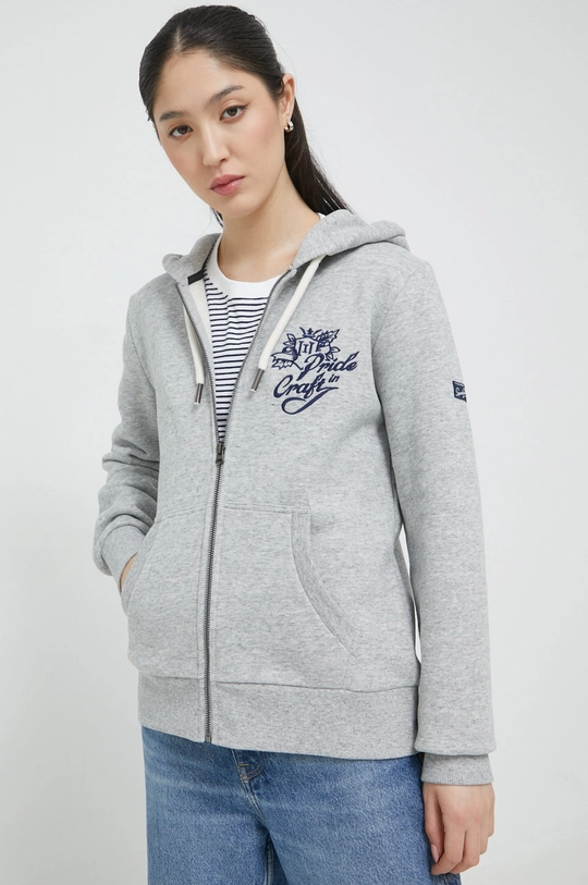 szary Superdry bluza Damski