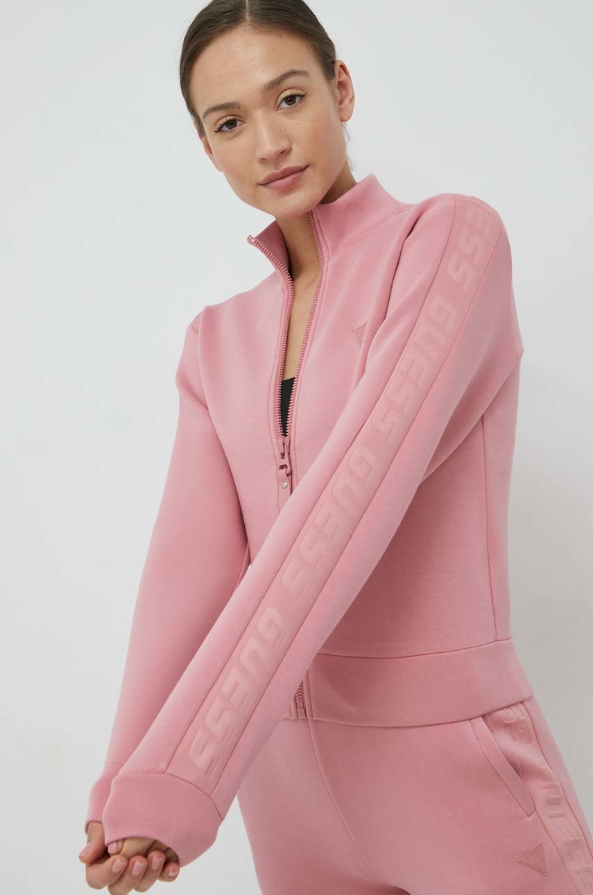 fiołkowo różowy Guess bluza Damski