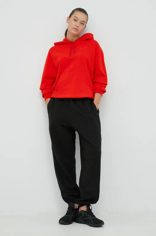 Puma cotton sweatshirt x VOGUE red