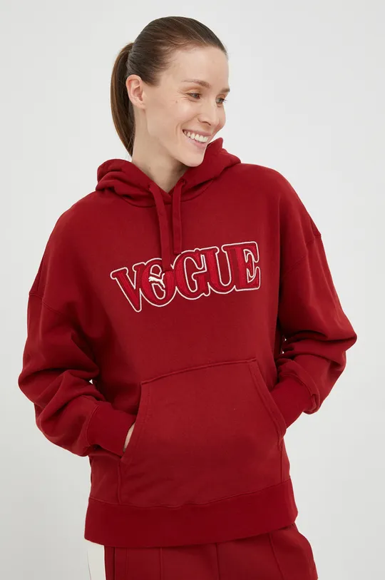 maroon Puma tracksuit sweatshirt Puma x Vogue Women’s