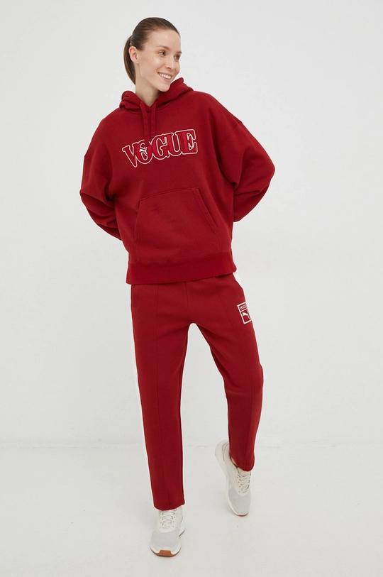 Puma tracksuit sweatshirt Puma x Vogue maroon