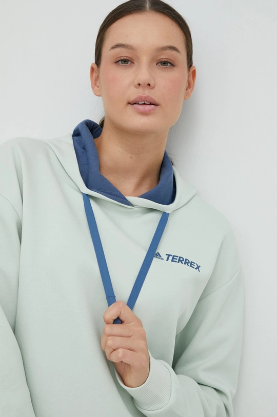 zelená Tepláková mikina adidas TERREX