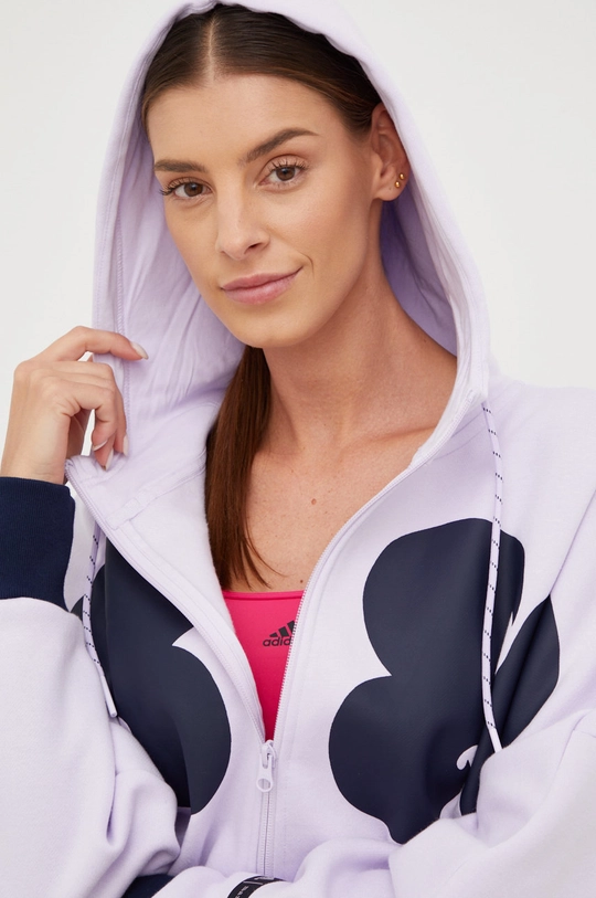 fialová Mikina adidas Performance X Marimekko