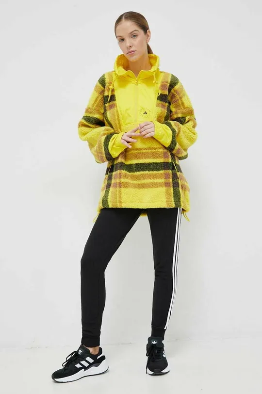 Αθλητική μπλούζα adidas by Stella McCartney κίτρινο