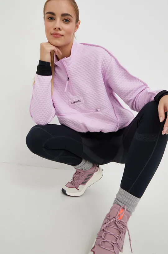 Αθλητική μπλούζα adidas TERREX Utilitas ροζ