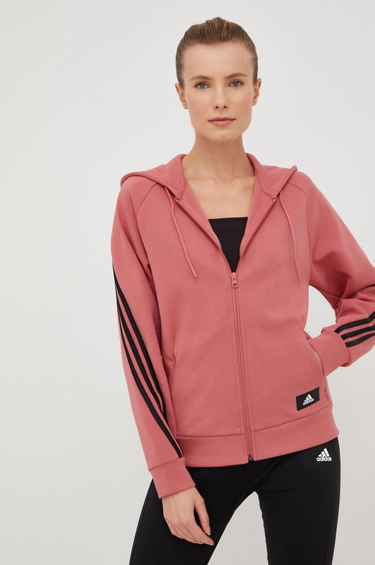 Dukserica adidas Performance roza