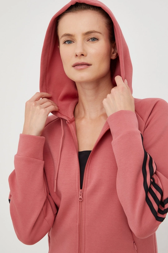 różowy adidas Performance bluza