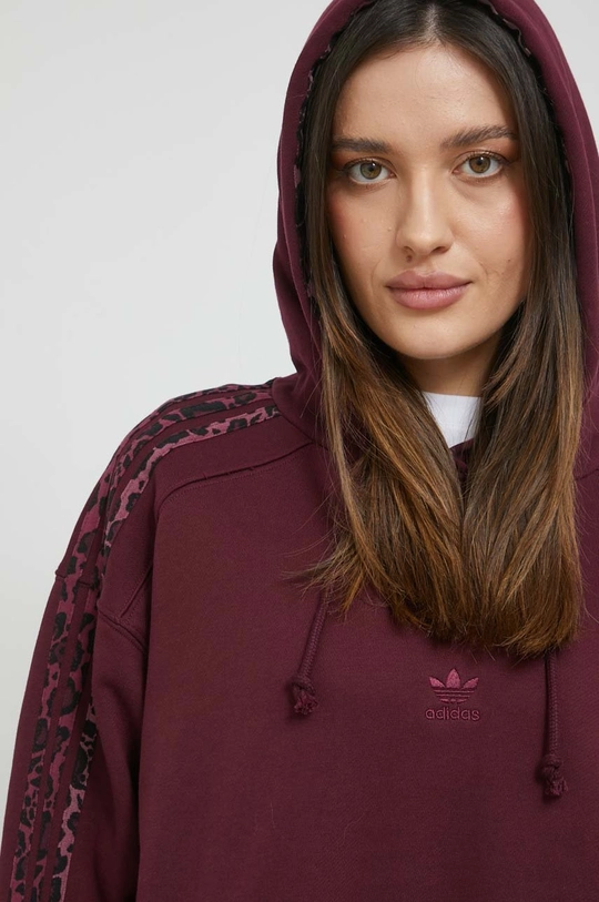 fialová Bavlnená mikina adidas Originals