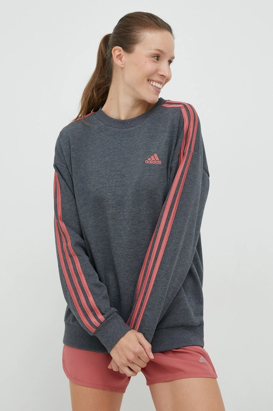 серый Кофта adidas Женский