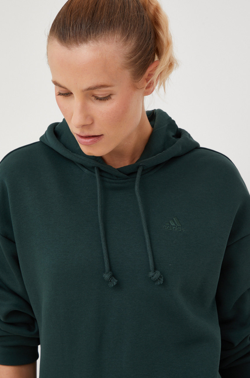 brudny zielony adidas Performance bluza