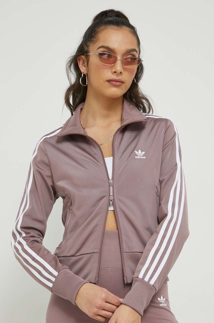 Кофта adidas Originals женская цвет фиолетовый с аппликацией | ANSWEAR.ua