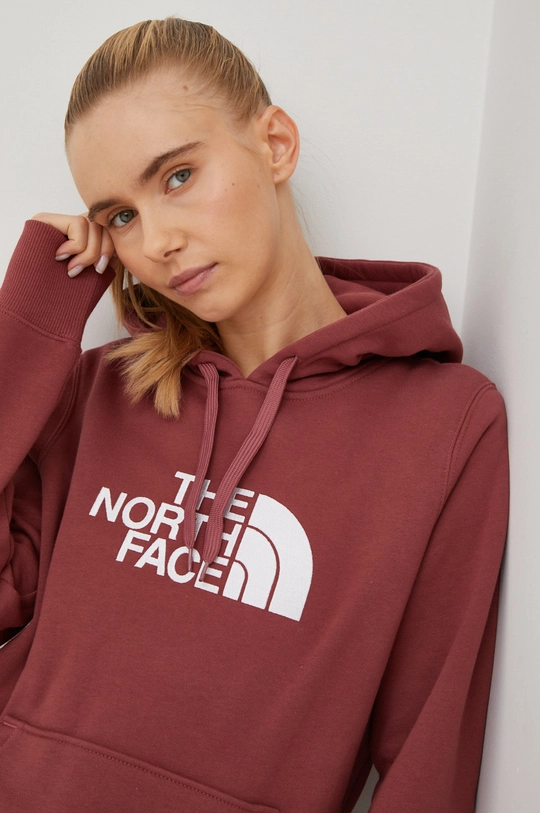 розовый Хлопковая кофта The North Face Женский