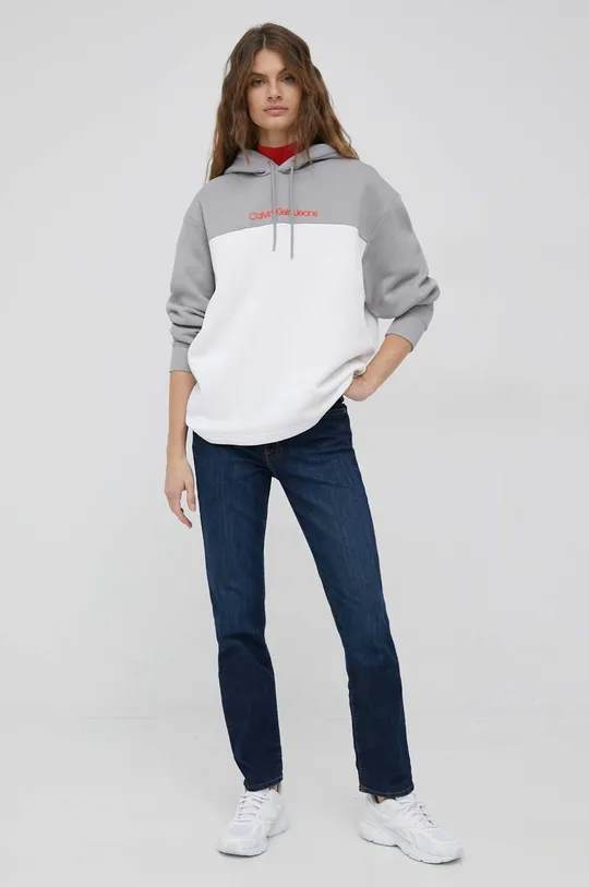 Mikina Calvin Klein Jeans viacfarebná