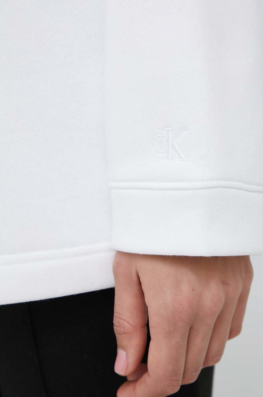 Кофта Calvin Klein Jeans жіноча колір білий з принтом | ANSWEAR.ua