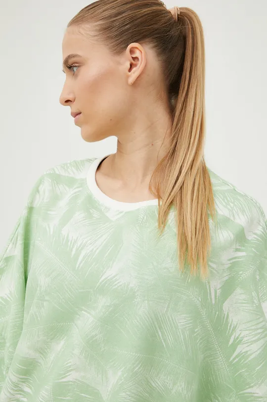πράσινο Βαμβακερή μπλούζα Roxy 6110209900