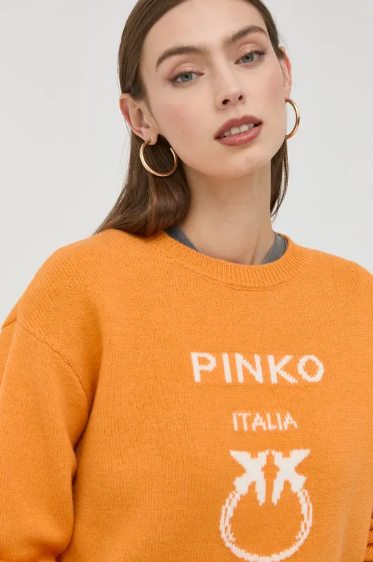 πορτοκαλί Μάλλινο πουλόβερ Pinko Γυναικεία