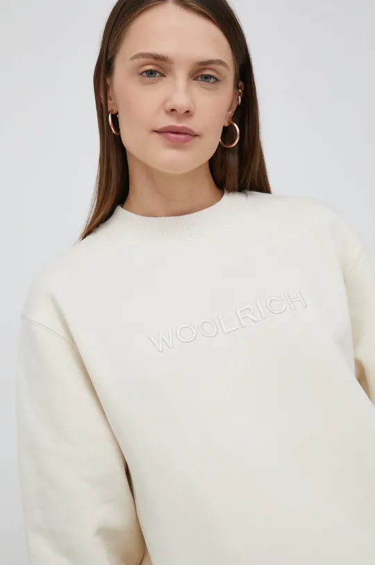 beige Woolrich sweatshirt