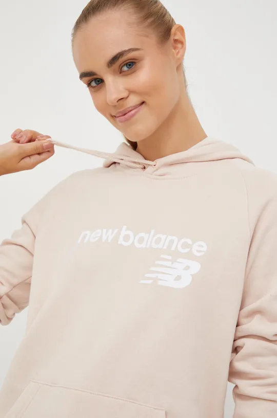 ροζ Μπλούζα New Balance Γυναικεία