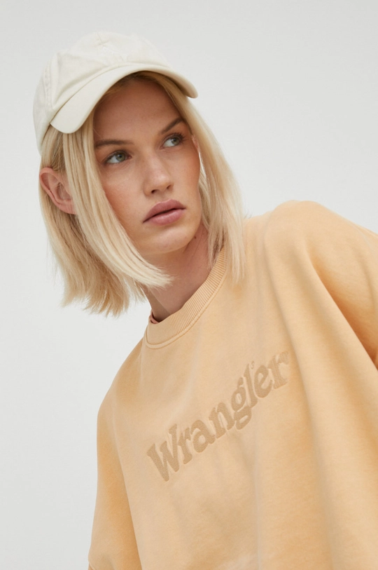 pomarańczowy Wrangler bluza bawełniana Damski