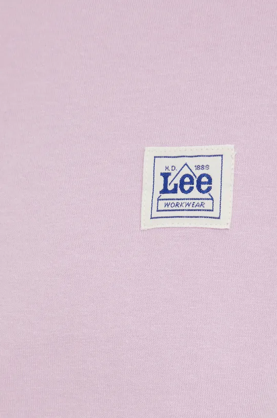 Βαμβακερή μπλούζα με μακριά μανίκια Lee Γυναικεία