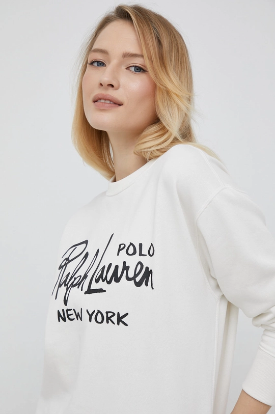 bijela Dukserica Polo Ralph Lauren