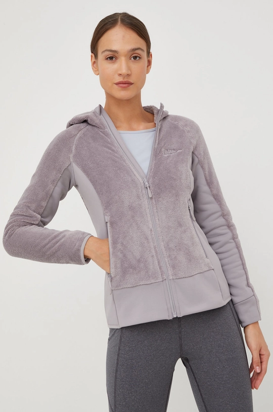 szary Jack Wolfskin bluza sportowa