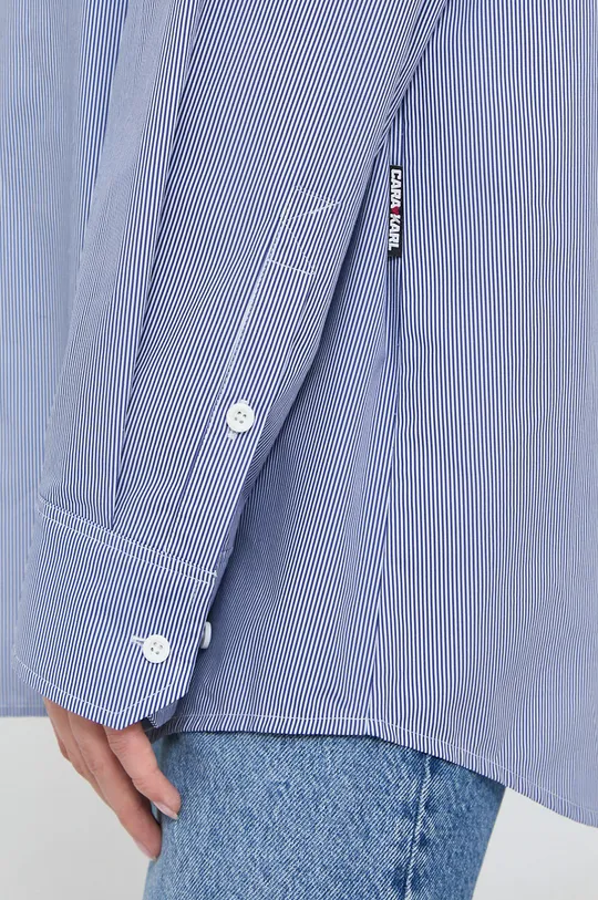 Βαμβακερό πουκάμισο Karl Lagerfeld Karl Lagerfeld x Cara Delevingne