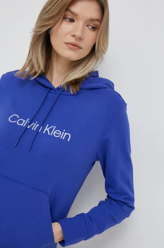 modrá Tréningová mikina Calvin Klein Performance