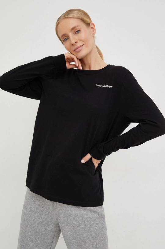 Peak Performance longsleeve bawełniany 100 % Bawełna