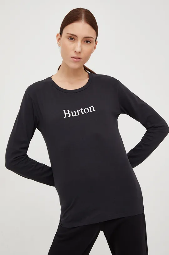 Βαμβακερή μπλούζα με μακριά μανίκια Burton  100% Βαμβάκι